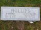 Richard Phillips and Alice Emma Kahrs Headstone