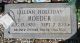 Lillian Inola Holliday Roeder Headstone