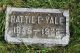 Hattie E. Yale Headstone