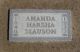 Amanda M. (Garen) (Harsha) Slauson Headstone