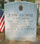 John Browne Headstone