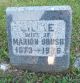 Lillie D. Stratton Brush Headstone