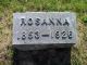 Rosanna Williams Crapo Headstone