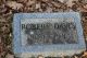 Robert Davis Headstone