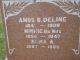 Amos DeLine and Minnie Pinchin Headstone
