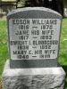 Dwight Bloodgood and Mary E. Williams Headstone