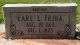 Earl L. Frink Headstone