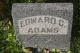 Edward C. Adams Headstone