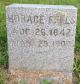 Horace Eells Headstone