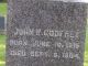John King Godfrey Headstone