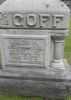 Miles H. Goff and Elvina Elizabeth Slawson Headstone