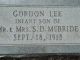Gordon Lee McBride Headstone