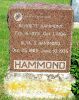 Bennett Hammond and Alta Luella Slawson Headstone