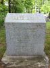 Jeremiah B., Julia Coggshall and son John W. Ruscoe Headstone 