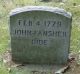 John Fancher Headstone