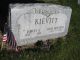 Robert Albert Kievitt and Ruth Elinore Mortimore Headstone