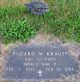 Elgard W. Krause Headstone