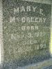 Mary E. Pace McCreery Headstone