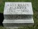 Mary Grace McCartney Slawson Headstone