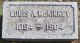 Louis Albert McKinney Headstone
