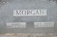 Andrew J. Morgan and Elizabeth F. Pierson Headstone