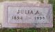 Juliette A. Ripley Pixley Headstone