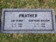 Loy Perry Prather and Gertrude Balcom Headstone