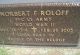 Norbert F. Roloff Headstone