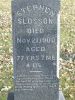 Stephen William Slosson Headstone