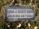 Emma Adelaide Gates Snow Headstone