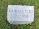 Isabella Sparnon Willis Headstone