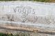 Frank R. Woods and Julia Kimble Headstone