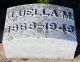 Louella Maria Mather Wygle Headstone