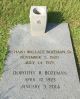 Richard Wallace Bozeman and Dorothy Mae Rowell Headstone