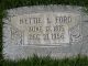 Jeanette (Nettie) Appleton Gamble Ford Headstone 