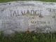 Horace E. and Martha A. (Willis) Talmadge's Headstone