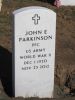 John Edward Parkinson Headstone