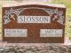 Raymond James Slosson and Mary G. Charrey Headstone