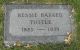 Bessie Barker Tuttle Headstone