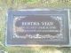 Bertha Pankratz Vian Headstone