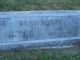 Clarence P. Westergard and Grace Morrison Headstone