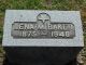 Lena Mabel Brush Baker Headstone