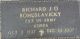 Richard J. O. Bohuslavicky Headstone
