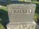 Oliver C. Crackel and Marietta F. Crow Headstone