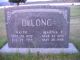 Ralph Delong and Martha Elizabeth Heywood Headstone