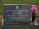 Betty Vandevender Moore Dougherty Headstone