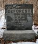 Edward DeForest and Mary E. Abbot Headstone