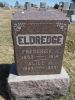Frederick N. Eldredge and Alice Minerva Slawson Headstone