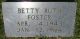 Betty Ruth Foster Headstone