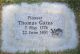 Thomas Gates Sr. Headstone